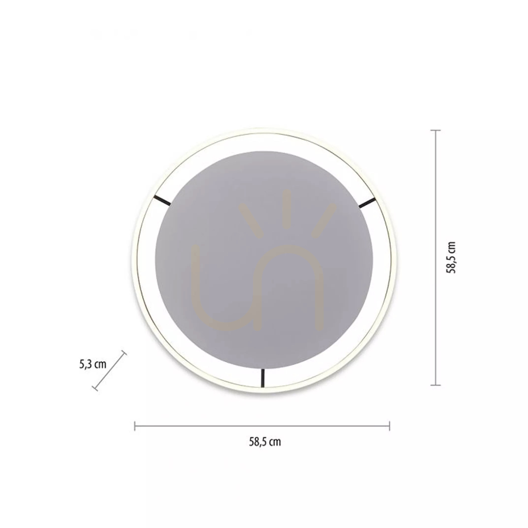 Kilátás Plafond RITUS 15392-13 antracit 1xLED Plafond RITUS 15392-13 antracit 1xLED