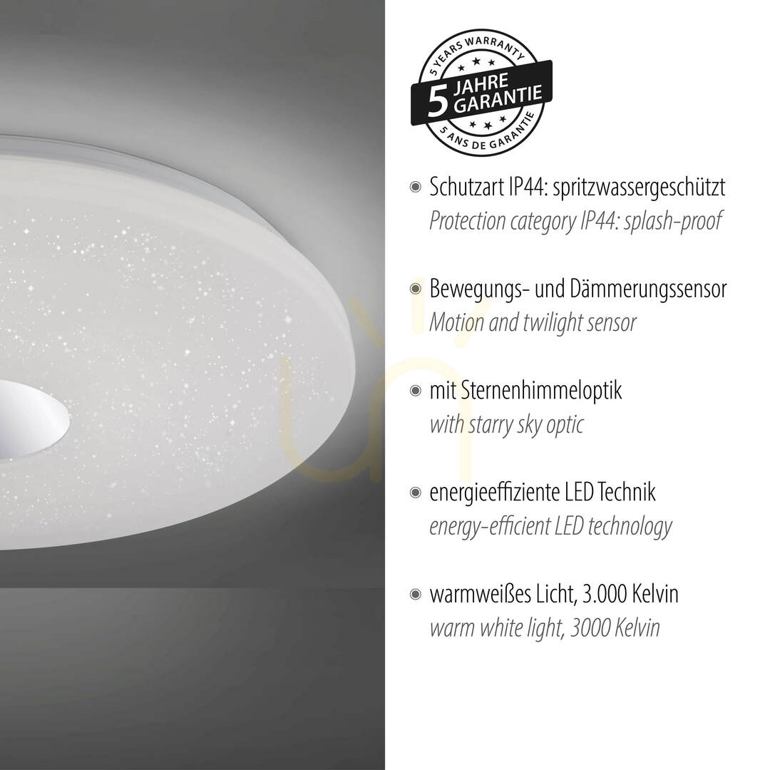 Kijelző Plafond LAVINIA 14822-17 króm 1xLED Plafond LAVINIA 14822-17 króm 1xLED