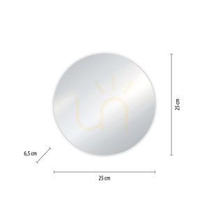 AKKU-PUNTUA fali lámpa 8153-17 króm 1xLED small 8