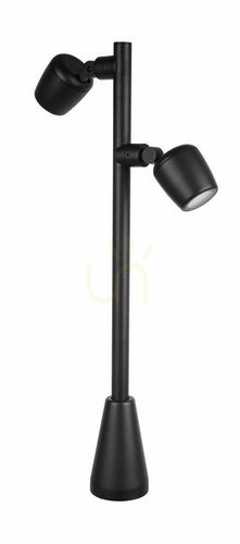 Jelölje be SU-MA Dublo DBL-700 fekete 70 cm LED GU10 IP65 kültéri állólámpa állítható fejjel 70 cm-es LED GU10 IP65 kültéri állólámpa