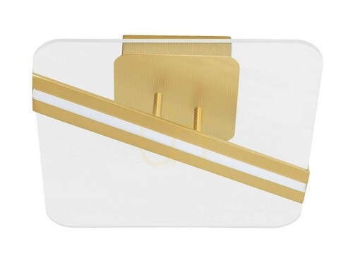 Jelölje be CHIA Luces Exclusivas LE41377 mennyezeti lámpa, LED 21 W 3000 K, arany léc akrilon, 32 × 32 cm