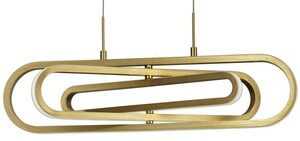 HOYO Luces Exclusivas LE41399 LED függőlámpa arany 64 cm small 1