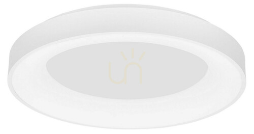 Jelölje be Luces Exclusivas TOME SMART LE41509 mennyezeti lámpa, matt fehér, Ø 60 × 9 cm, LED 50 W 3250 lm, két színhőmérséklet 3000 K / 4000 K
