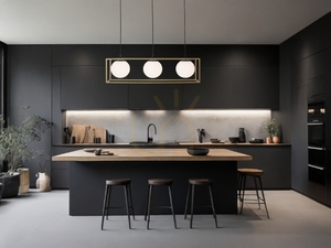 Luces Exclusivas PLATA LE41788 aranyszínű függőlámpa, 3×E14, 70 cm small 2