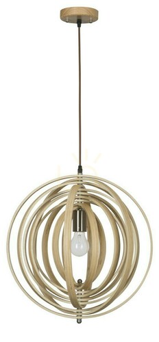 Jelölje be Luces Exclusivas MARTIN LE42097 fa függőlámpa 1xE27 43 cm