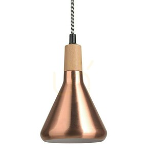 Luces Exclusivas OSORNO LE42116 rézszínű függőlámpa E14 12,5 cm small 1