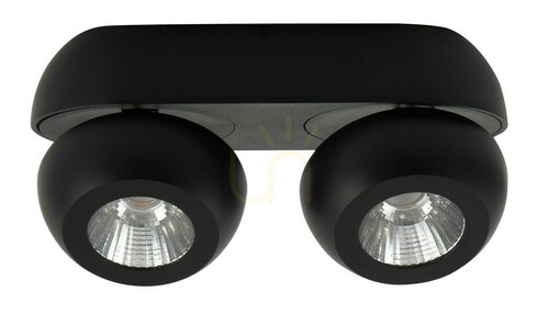 Jelölje be MALAMBO mennyezeti spotlámpa Luces Exclusivas LE42453 fekete kétégős LED 2×5 W 800 lm 3000 K