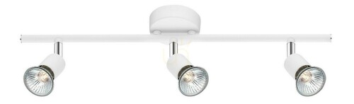 Jelölje be MIRAMAR 3 fejes spotsín 3xGU10 10W matt fehér 49 cm mennyezeti fali LE42496 Luces Exclusivas