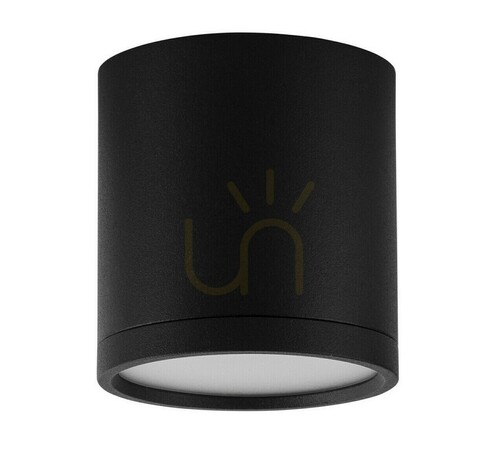 Jelölje be CAUCASIA Luces Exclusivas falon kívüli hengeres lámpa fekete LED 7W 570lm 3000K IP20 LE61438
