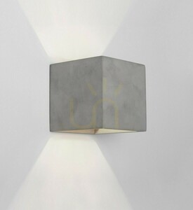 Luces Exclusivas BALCARCE LE61511 beton fali lámpa szürke 11,5 cm G9 small 1