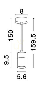 CAYES Luces Exclusivas függőlámpa LE42620 small 5