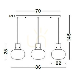 PADRE Luces Exclusivas függesztéklámpa LE42630 small 5