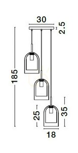 BONAO Luces Exclusivas függesztéklámpa LE42640 small 5