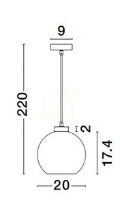 REPOS Luces Exclusivas függesztéklámpa LE42649 3 REPOS Luces Exclusivas függesztéklámpa LE42649 small 3
