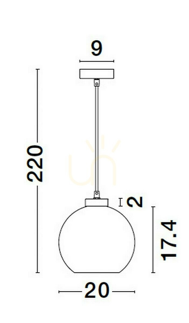 Kijelző REPOS Luces Exclusivas függesztéklámpa LE42649 REPOS Luces Exclusivas függesztéklámpa LE42649