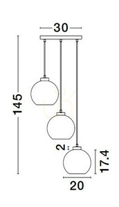 REPOS Luces Exclusivas függesztéklámpa LE42650 3 REPOS Luces Exclusivas függesztéklámpa LE42650 small 3