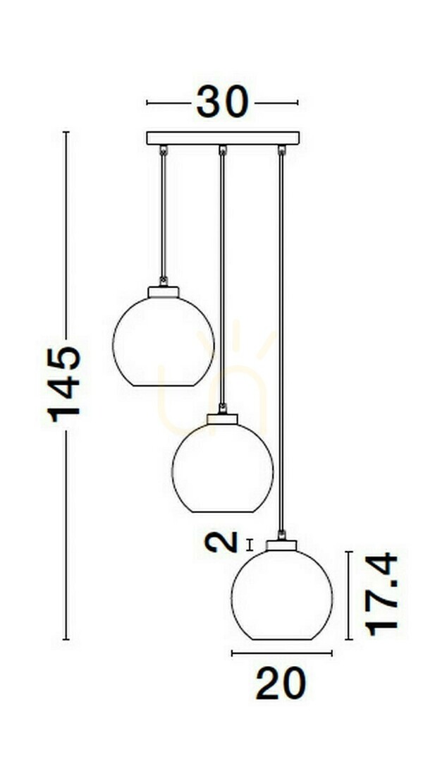Kijelző REPOS Luces Exclusivas függesztéklámpa LE42650 REPOS Luces Exclusivas függesztéklámpa LE42650