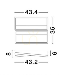 Plafond CROIX Luces Exclusivas LE42657 small 5