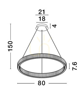 BAUTA Luces Exclusivas függőlámpa LE42675 small 4