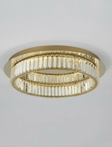 BAUTA Luces Exclusivas mennyezeti lámpa arany kristály LED 40W 2505lm 3500K 60cm LE42679 small 1
