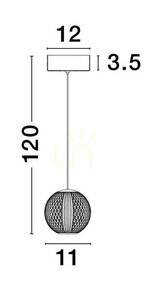 CANA Luces Exclusivas függesztéklámpa LE42690 5 CANA Luces Exclusivas függesztéklámpa LE42690 small 5