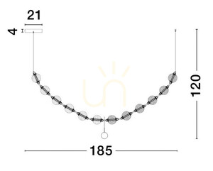 CANA Luces Exclusivas függőlámpa LE42696 small 4