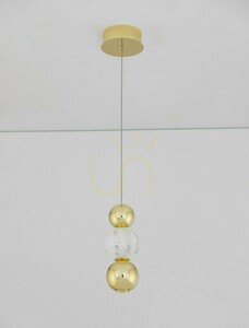PONCE Luces Exclusivas LE42699 aranyszínű LED függőlámpa, 6 W small 3