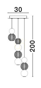 PONCE Luces Exclusivas függőlámpa LE42700 3 PONCE Luces Exclusivas függőlámpa LE42700 small 3