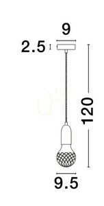 BANI Luces Exclusivas függesztéklámpa LE42714 small 4