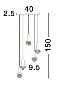 BANI Luces Exclusivas függőlámpa LE42717 small 3