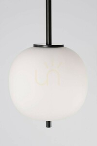 Luces Exclusivas MARC LE42721 függeszték, fehér üvegbúra ø18,5 cm, E14 max. 5 W, fekete, magasság 120 cm small 3