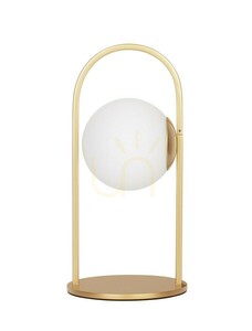Luces Exclusivas YARA LE42734 LED asztali lámpa, szatén arany és fehér, 32 cm small 0