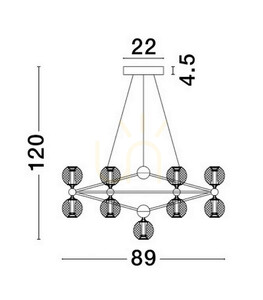 BOYA Luces Exclusivas függőlámpa LE42739 small 3