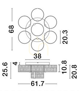 Plafond TUNAS Luces Exclusivas LE42743 5 Plafond TUNAS Luces Exclusivas LE42743 small 5
