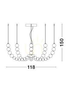 MOCA Luces Exclusivas függesztéklámpa LE42746 small 2