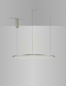 TOLUCA Luces Exclusivas LE42787 LED függőlámpa, 80 cm, szálcsiszolt pezsgőezüst small 1