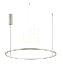 TOLUCA Luces Exclusivas LE42787 LED függőlámpa, 80 cm, szálcsiszolt pezsgőezüst small 0