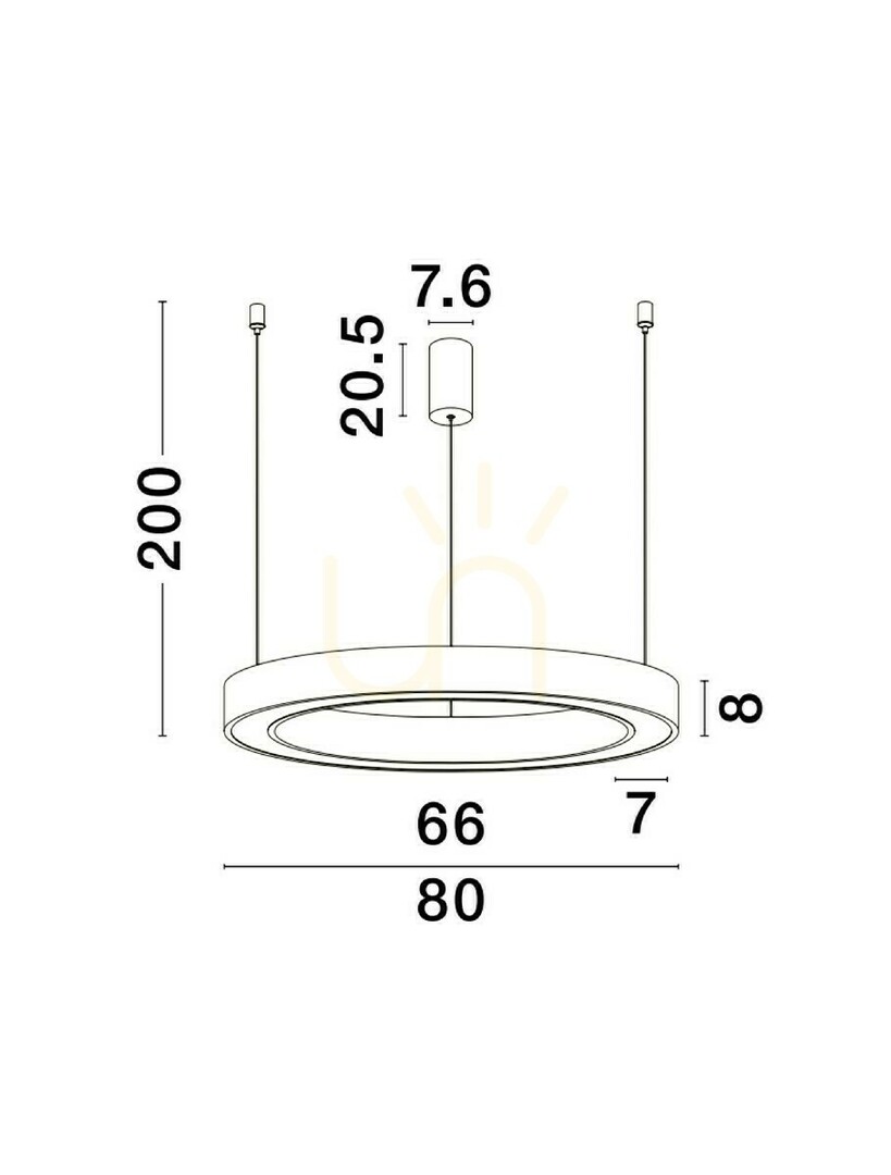Kilátás SONORA Luces Exclusivas függesztéklámpa LE42810 SONORA Luces Exclusivas függesztéklámpa LE42810