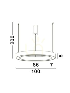 SONORA Luces Exclusivas függőlámpa LE42814 small 2