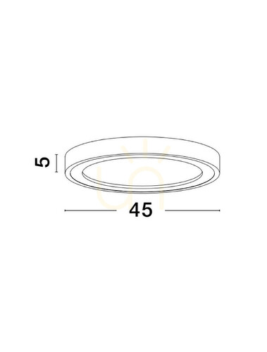 Jelölje be Plafond COMITAN Luces Exclusivas LE42838