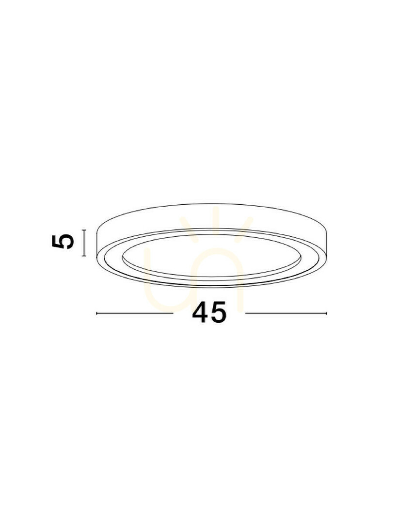 Kilátás Plafond COMITAN Luces Exclusivas LE42839 Plafond COMITAN Luces Exclusivas LE42839