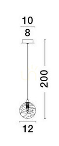 CABRAL Luces Exclusivas függesztéklámpa LE42906 2 CABRAL Luces Exclusivas függesztéklámpa LE42906 small 2