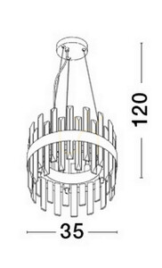 CHOLULA függesztéklámpa Luces Exclusivas LE42907 small 2