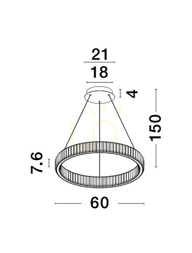 Jelölje be BAUTA Luces Exclusivas függőlámpa LE42915