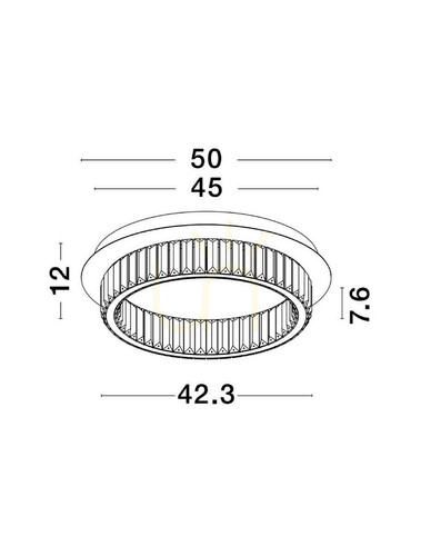 Jelölje be Plafond BAUTA Luces Exclusivas LE42918