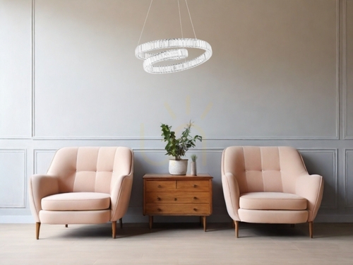 Jelölje be SINALOA Luces Exclusivas LE42924 kristályspirál LED függesztett lámpa Ø 60 cm, króm