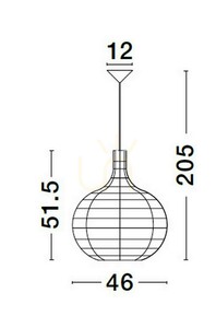 PARANA függesztéklámpa Luces Exclusivas LE42951 3 PARANA függesztéklámpa Luces Exclusivas LE42951 small 3