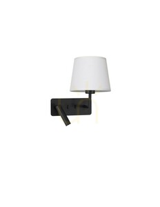 Luces Exclusivas BIRUACA LE42969 fekete-fehér LED 3 W + E27 fali lámpa small 0