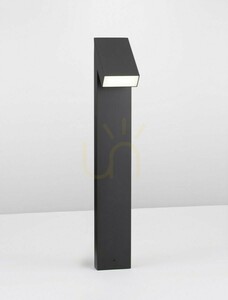 Luces Exclusivas MONCLOVA LE71474 kerti oszloplámpa, fekete, 80 cm, LED 6 W 526 lm 3000K, IP65, alumínium és akril small 1