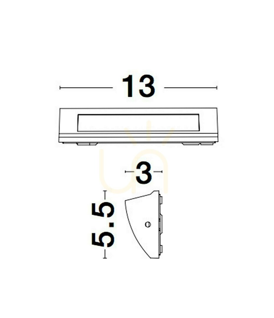 Előnézet AGUA Luces Exclusivas kültéri fali lámpa LE71614 AGUA Luces Exclusivas kültéri fali lámpa LE71614